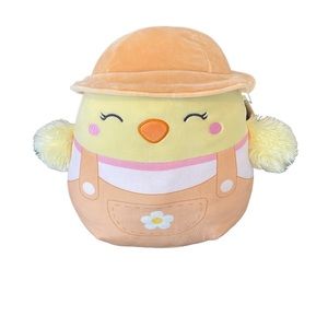 NWT Squishmallow Aimee w/hat and overalls